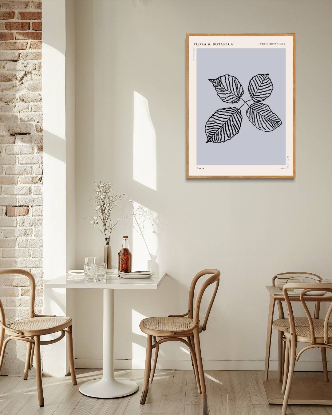 Botanische symmetrie Poster