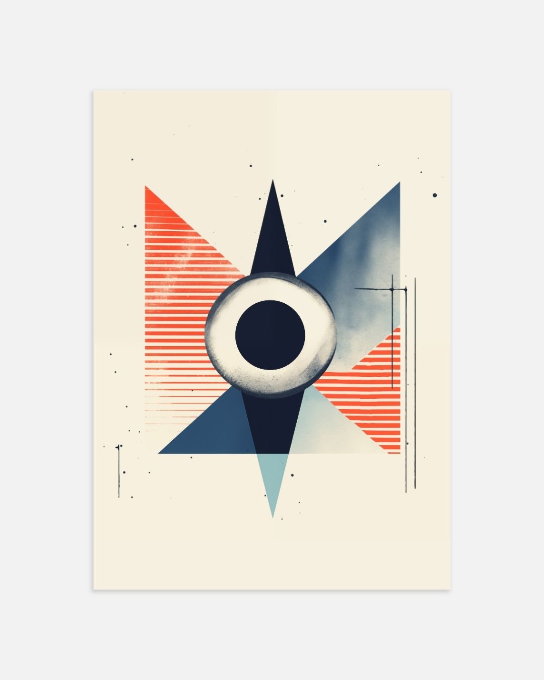 Abstract oog Poster