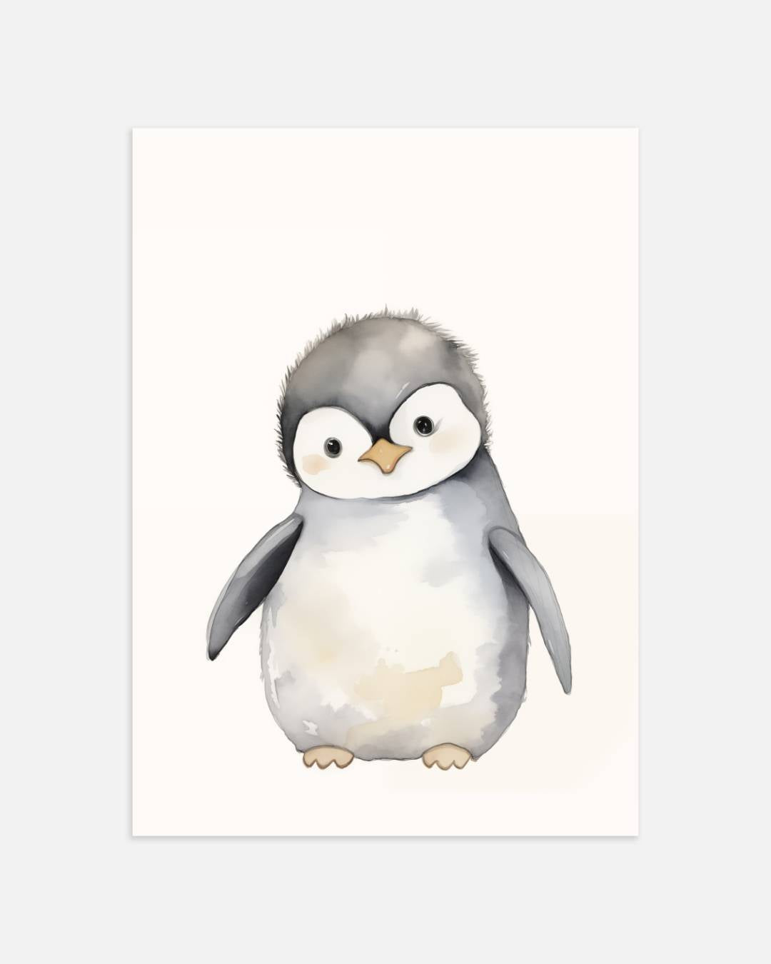 Schattige baby pinguïn illustratie Poster