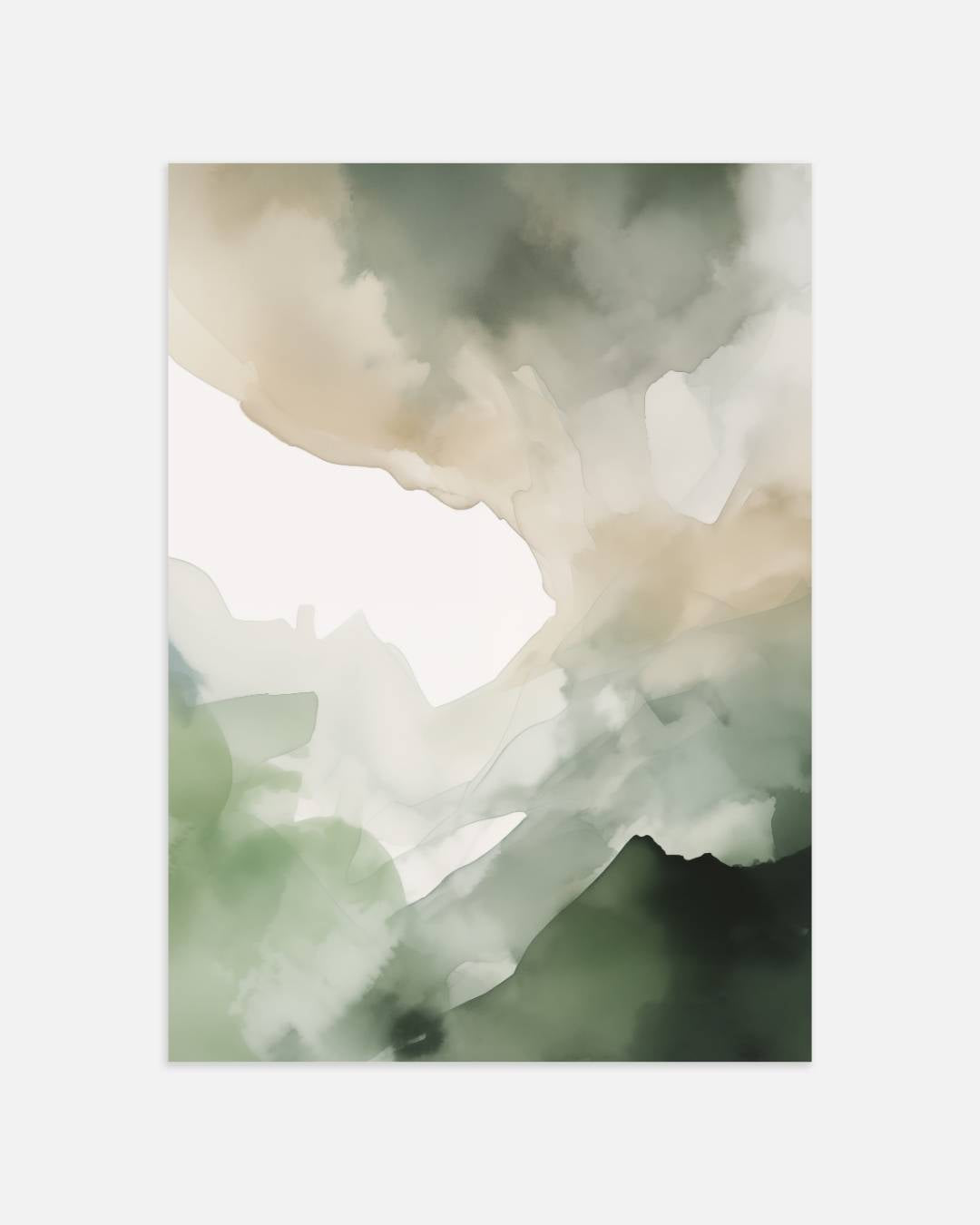 Vloeiende vormen Poster