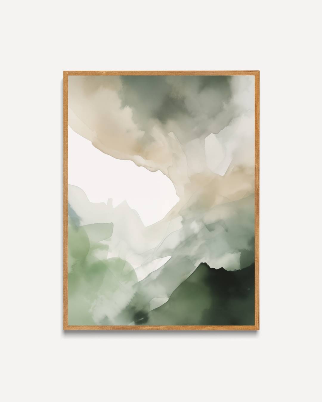 Vloeiende vormen Poster