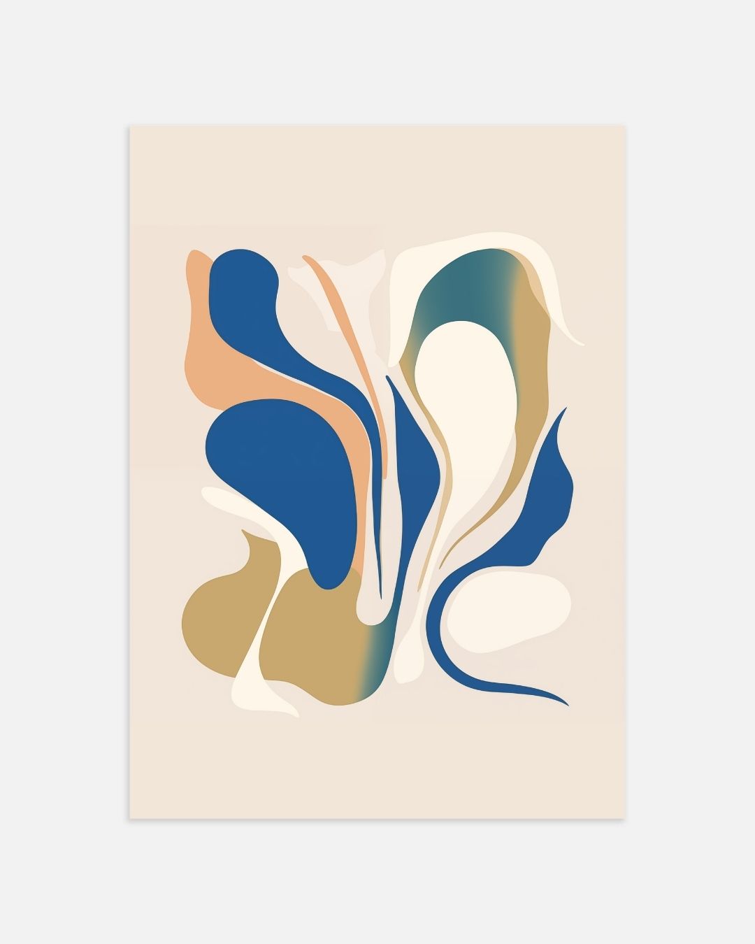 Abstracte vormen Poster