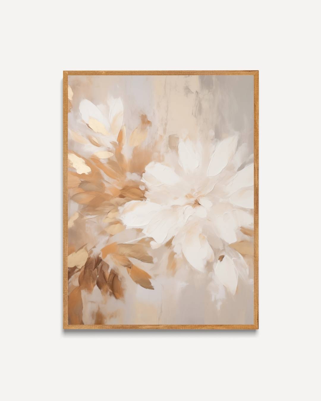 Bloemen in warme aardetinten Poster