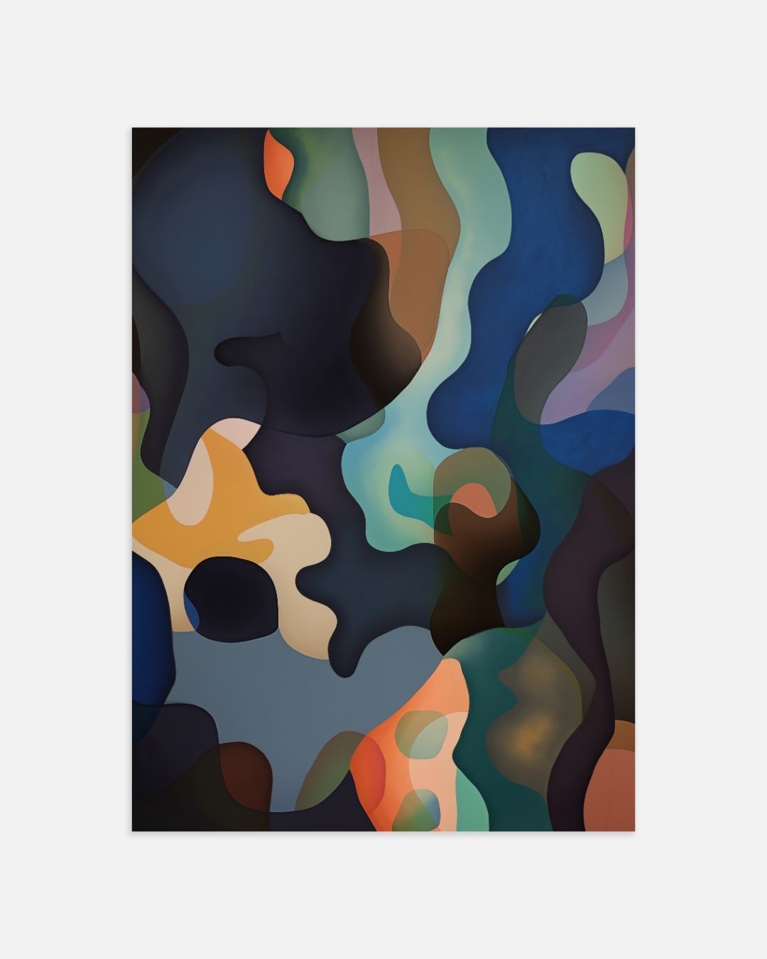 Diepte in abstractie Poster