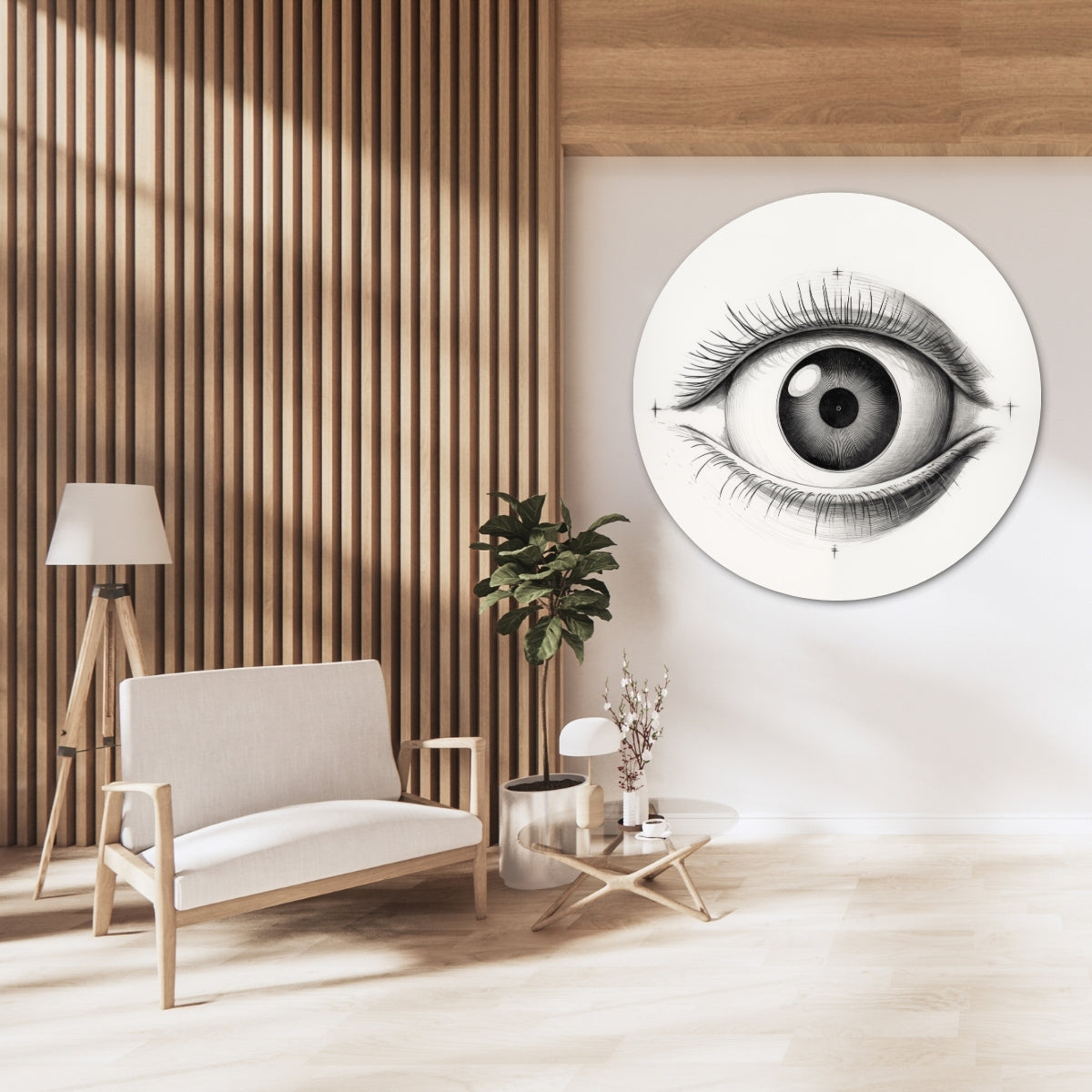 Oog van Inzicht Muurcirkel-WallArtistic