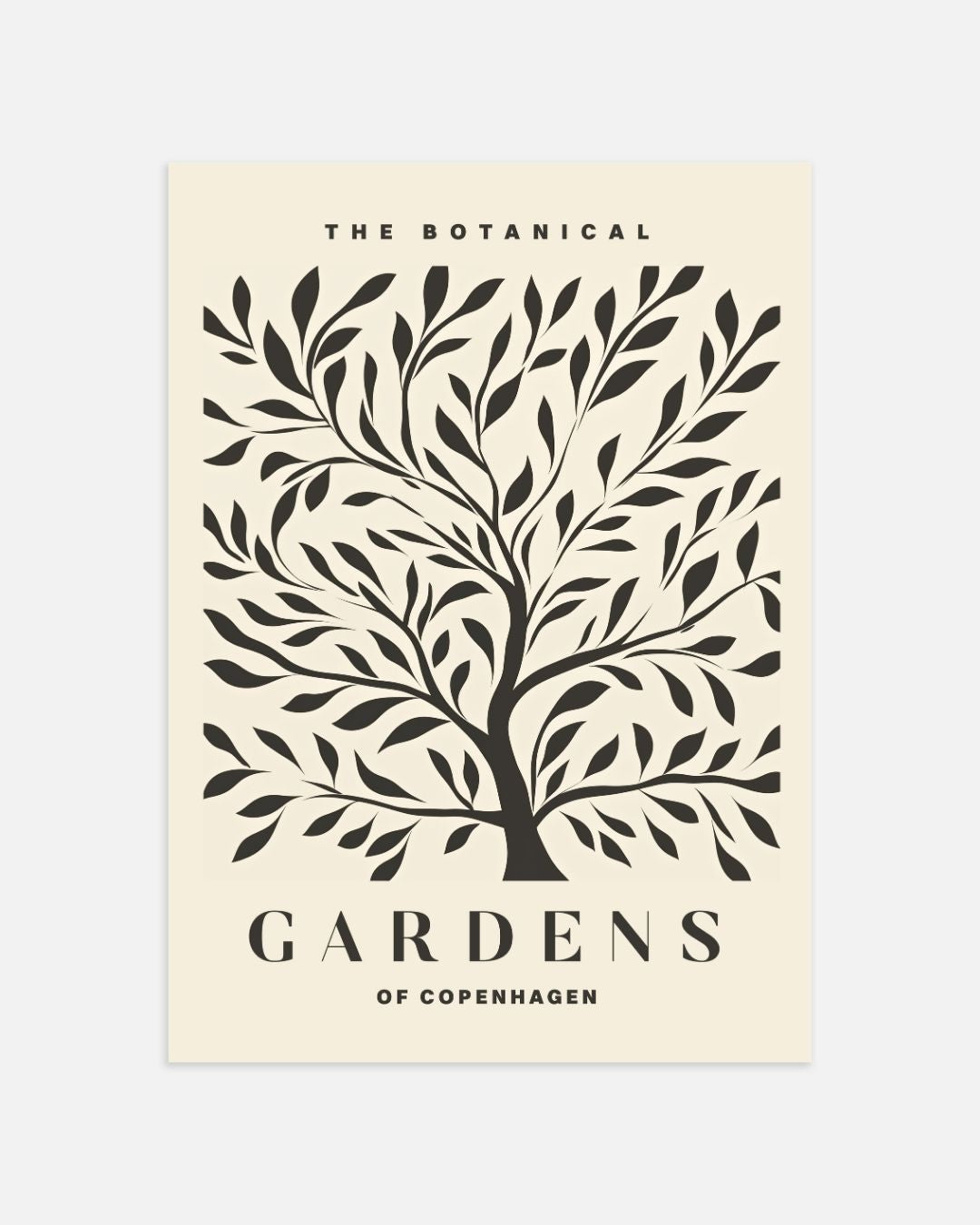 Botanische Gärten Poster