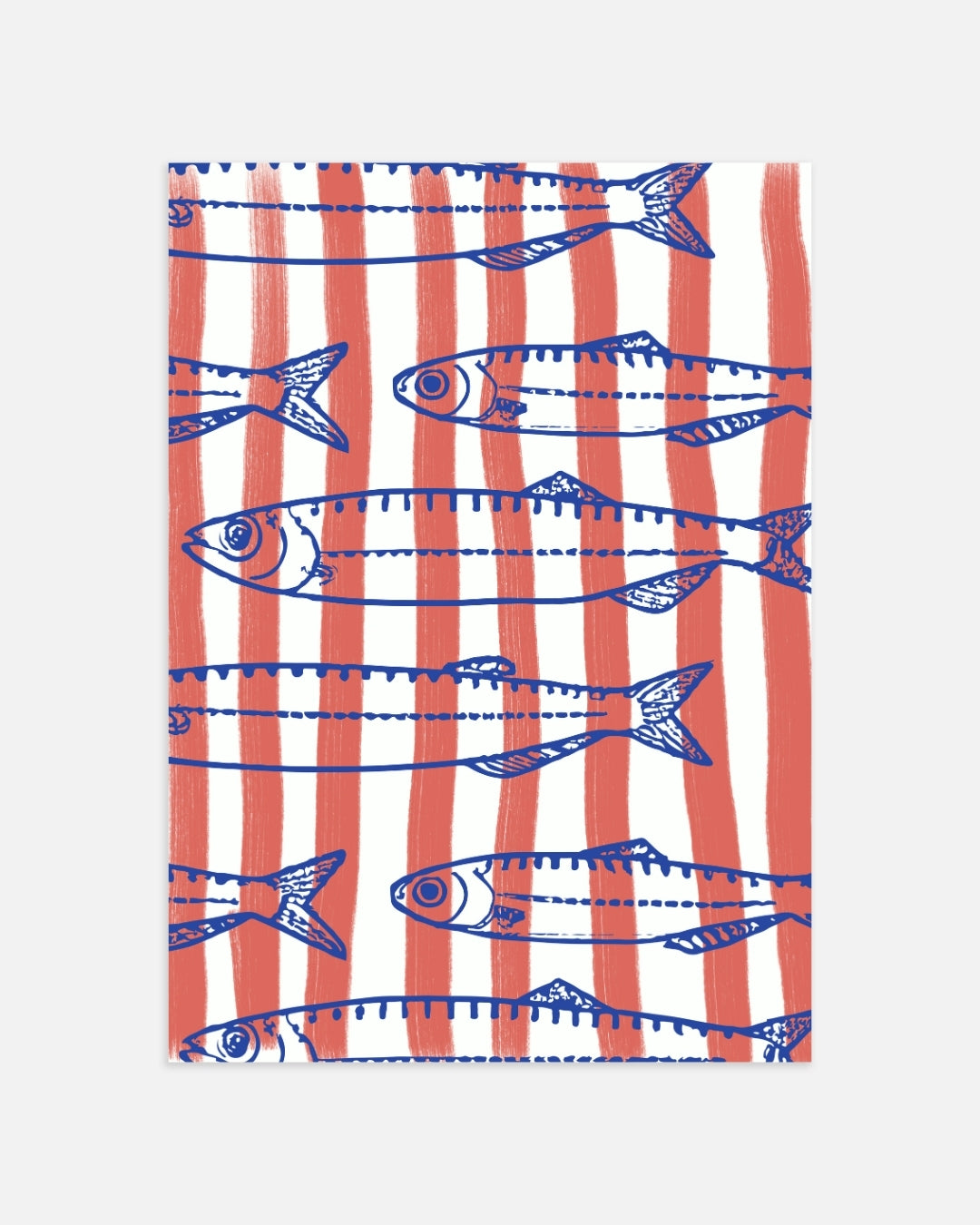 Vis Illustratie Poster