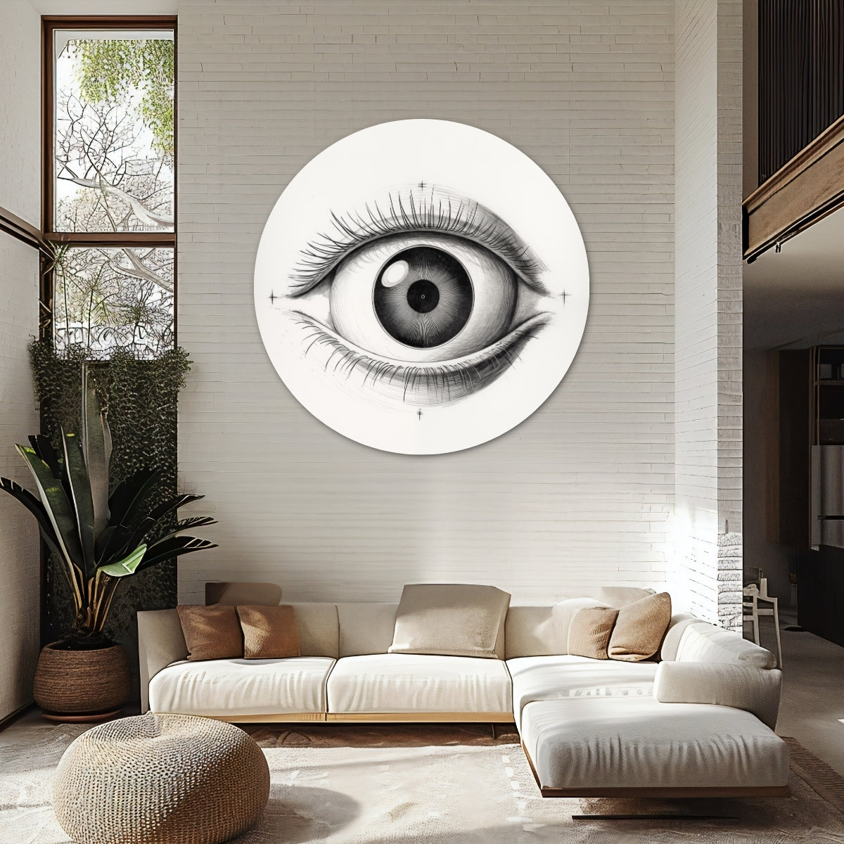 Oog van Inzicht Muurcirkel-WallArtistic