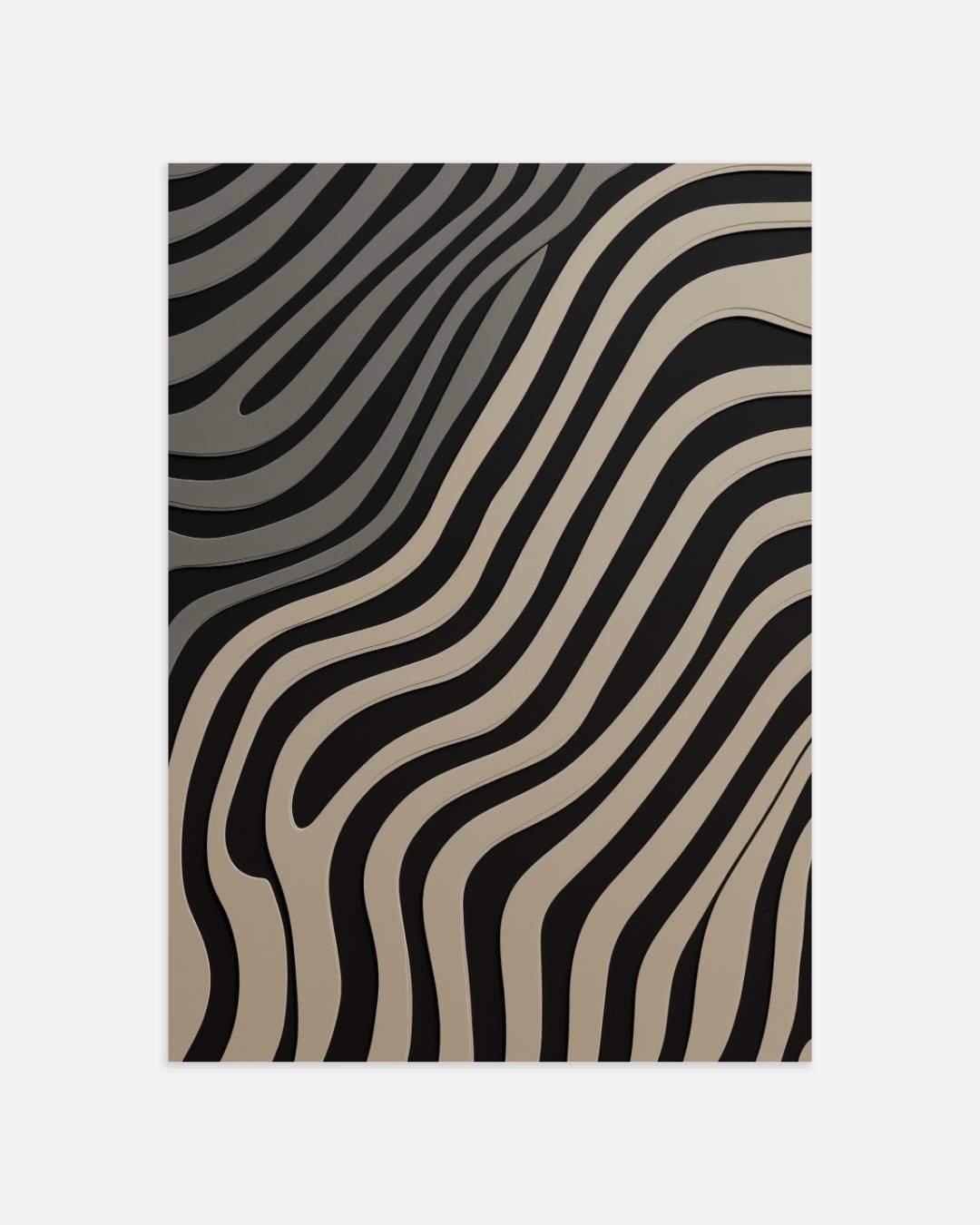 Grafische lijnen Poster