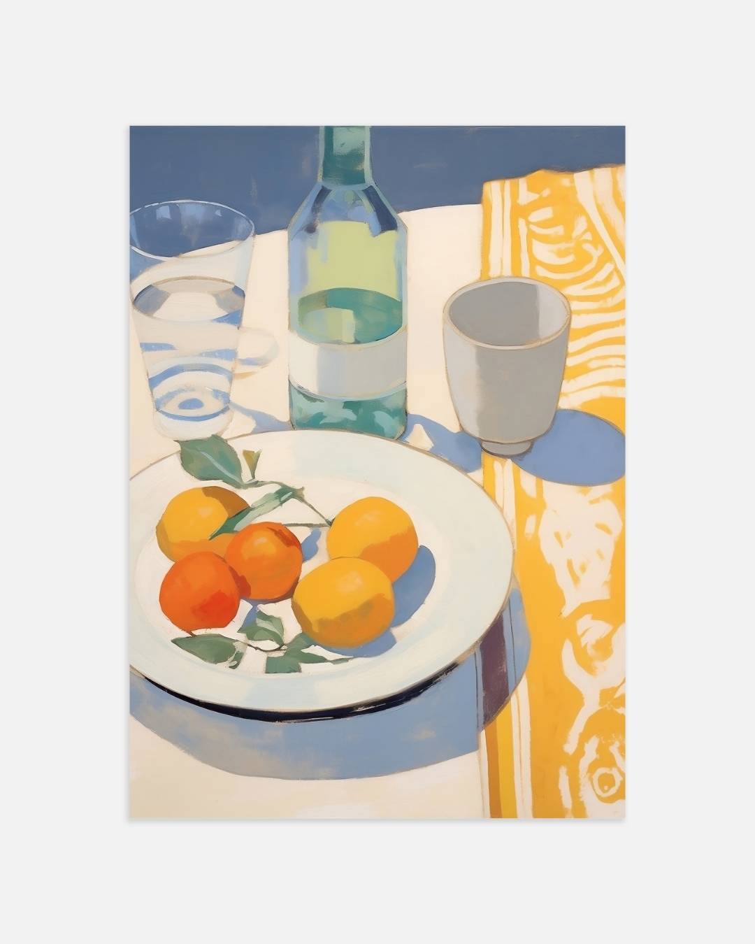 Stilleven met citrusvruchten Poster