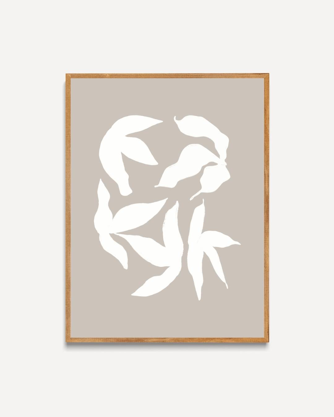 Dynamische oceaanstructuur Poster