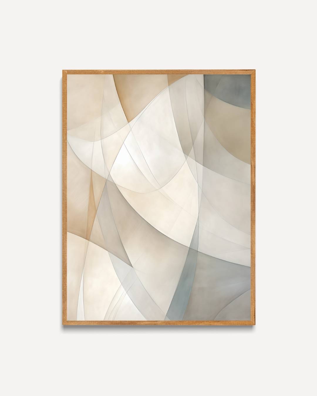Abstracte neutrale tinten Poster