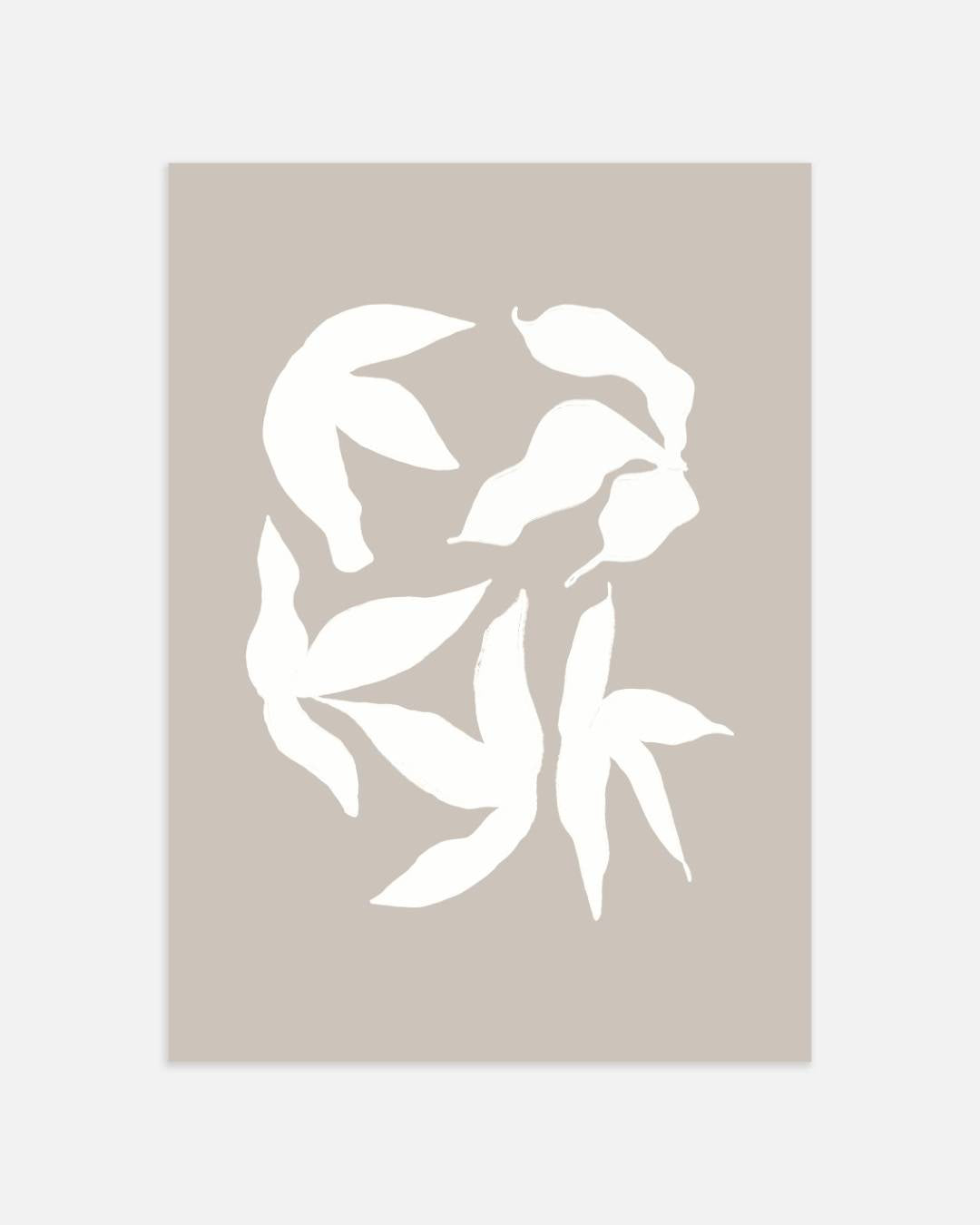 Dynamische oceaanstructuur Poster