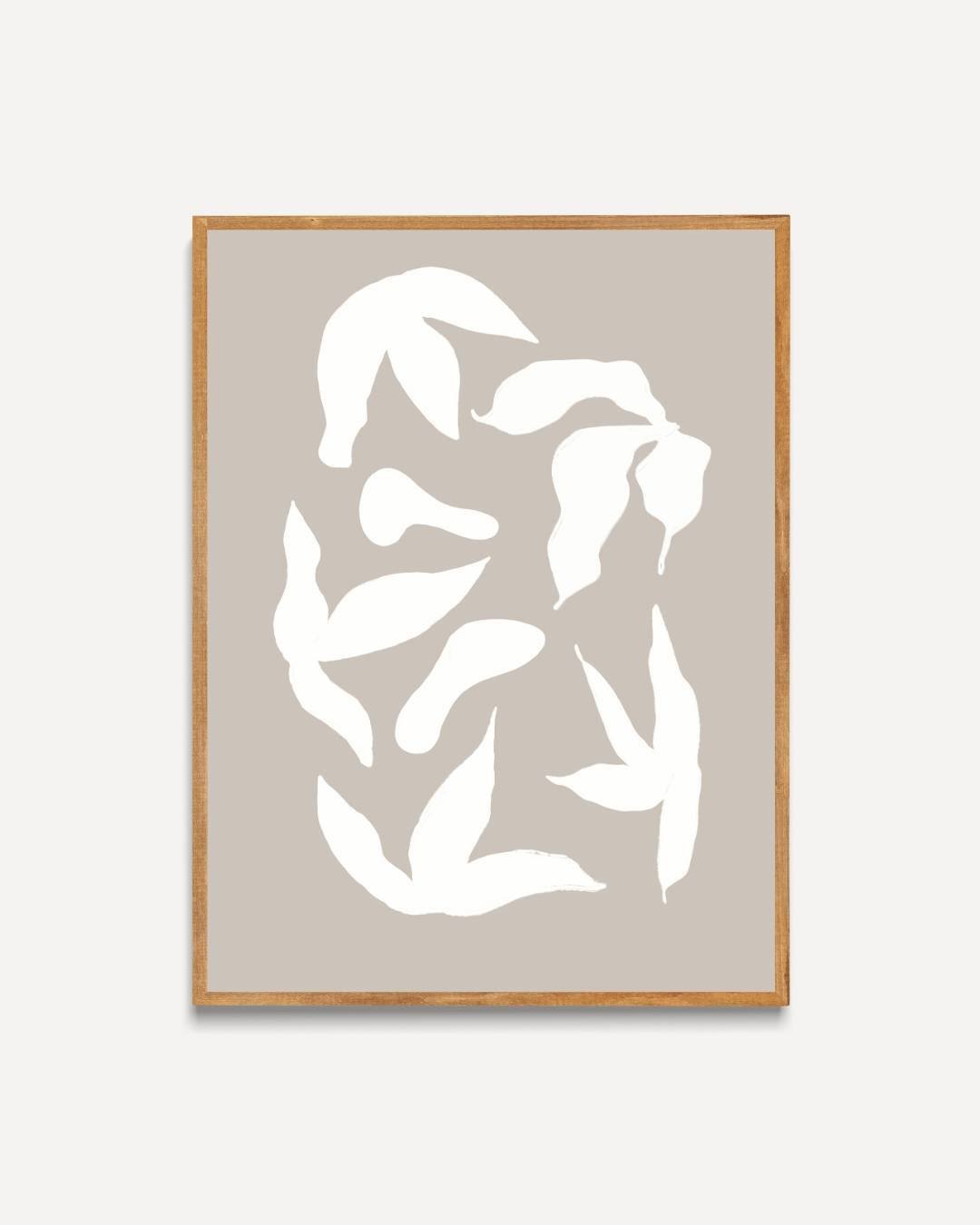 Minimalistische natuurvormen Poster