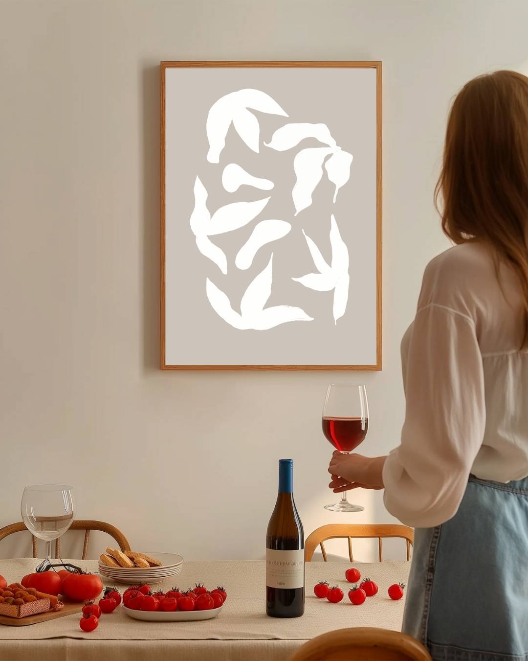 Minimalistische natuurvormen Poster