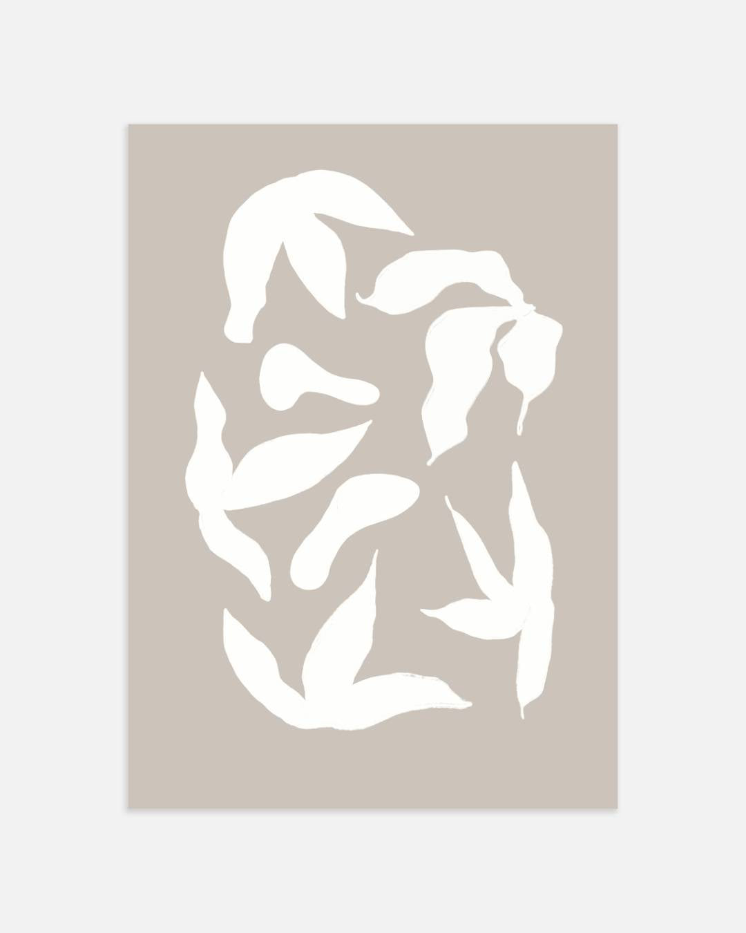 Minimalistische natuurvormen Poster