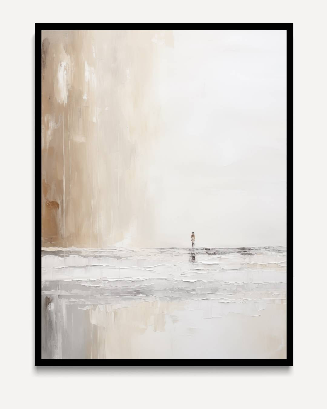 Alleen aan de waterlijn Kunstwerk-canvas-dibond-plexiglas-wanddecoratie-WallArtistic