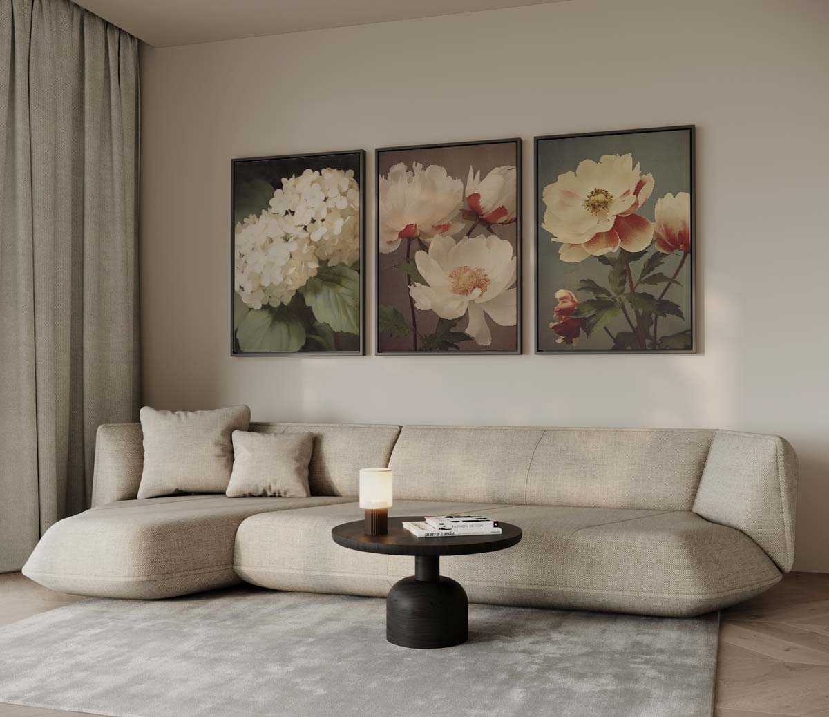 Botanische bloemportretten Kunstwerk-canvas-dibond-plexiglas-wanddecoratie-WallArtistic