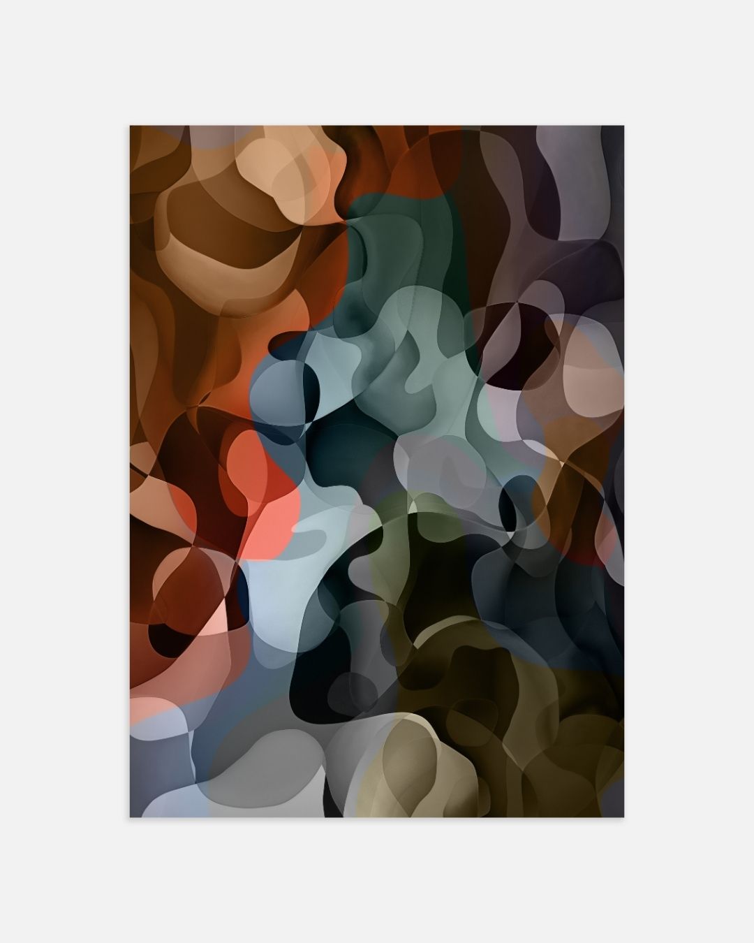 Aarde abstractie Poster