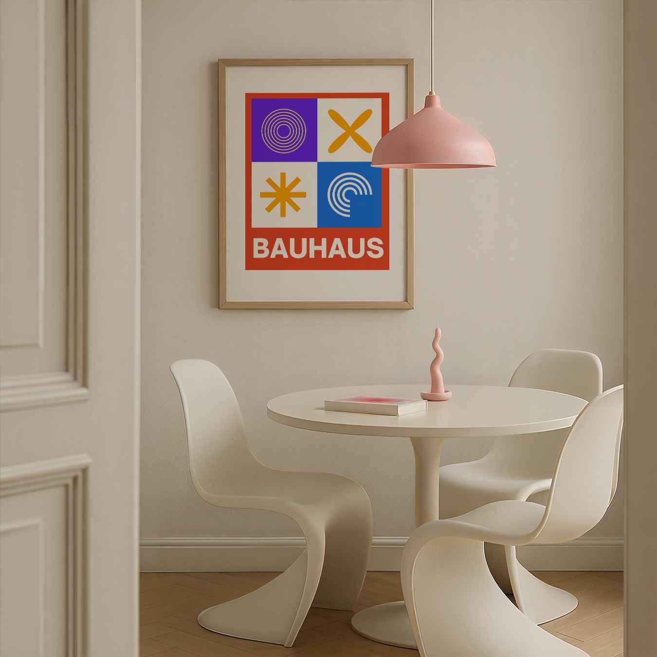 Bauhaus Abstract Vierkant Poster
