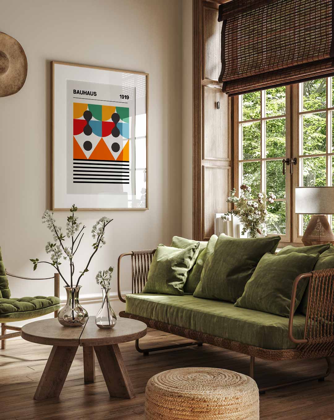 Bauhaus Stijlvolle Geometrische Poster