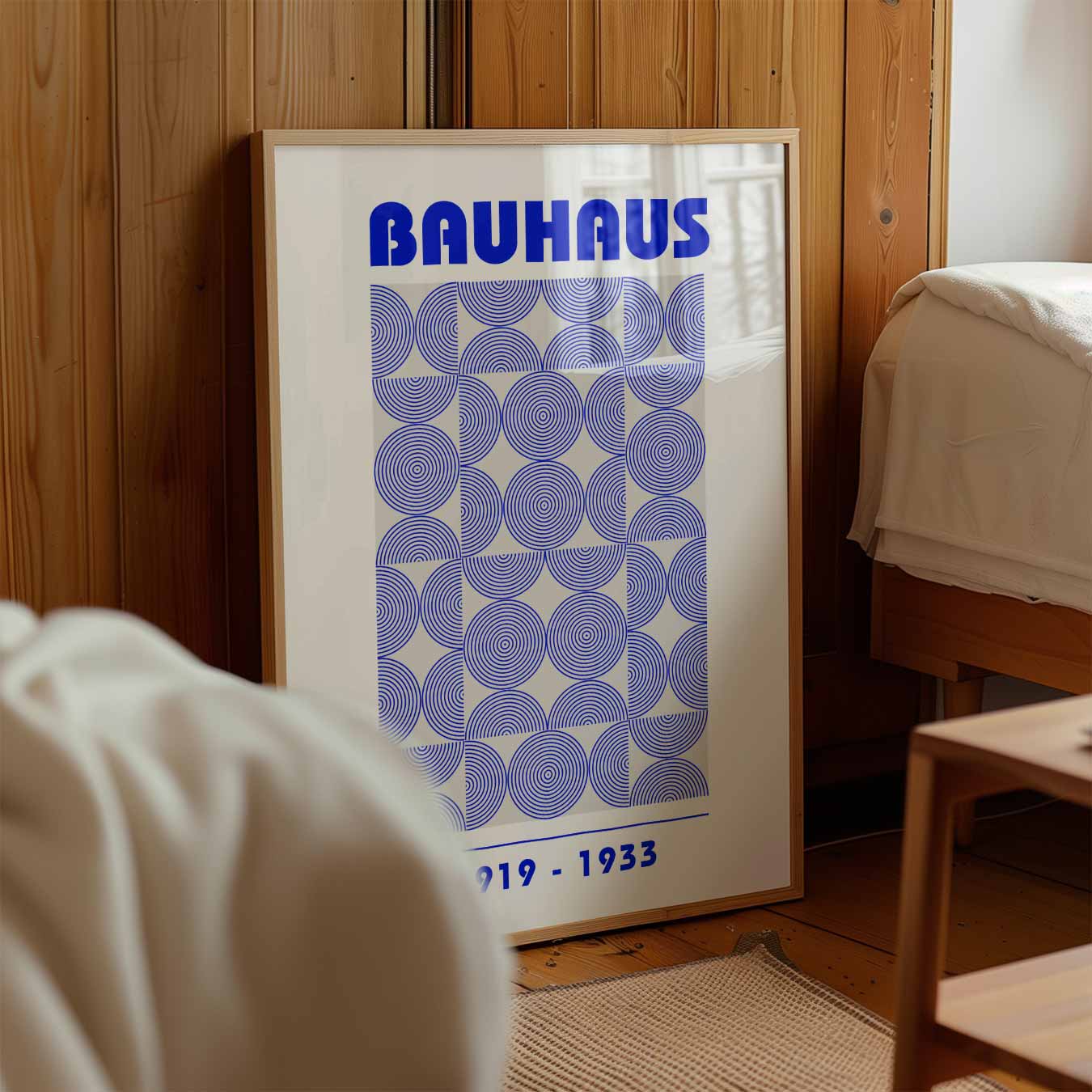 Stijlvolle Bauhaus Cirkelposter