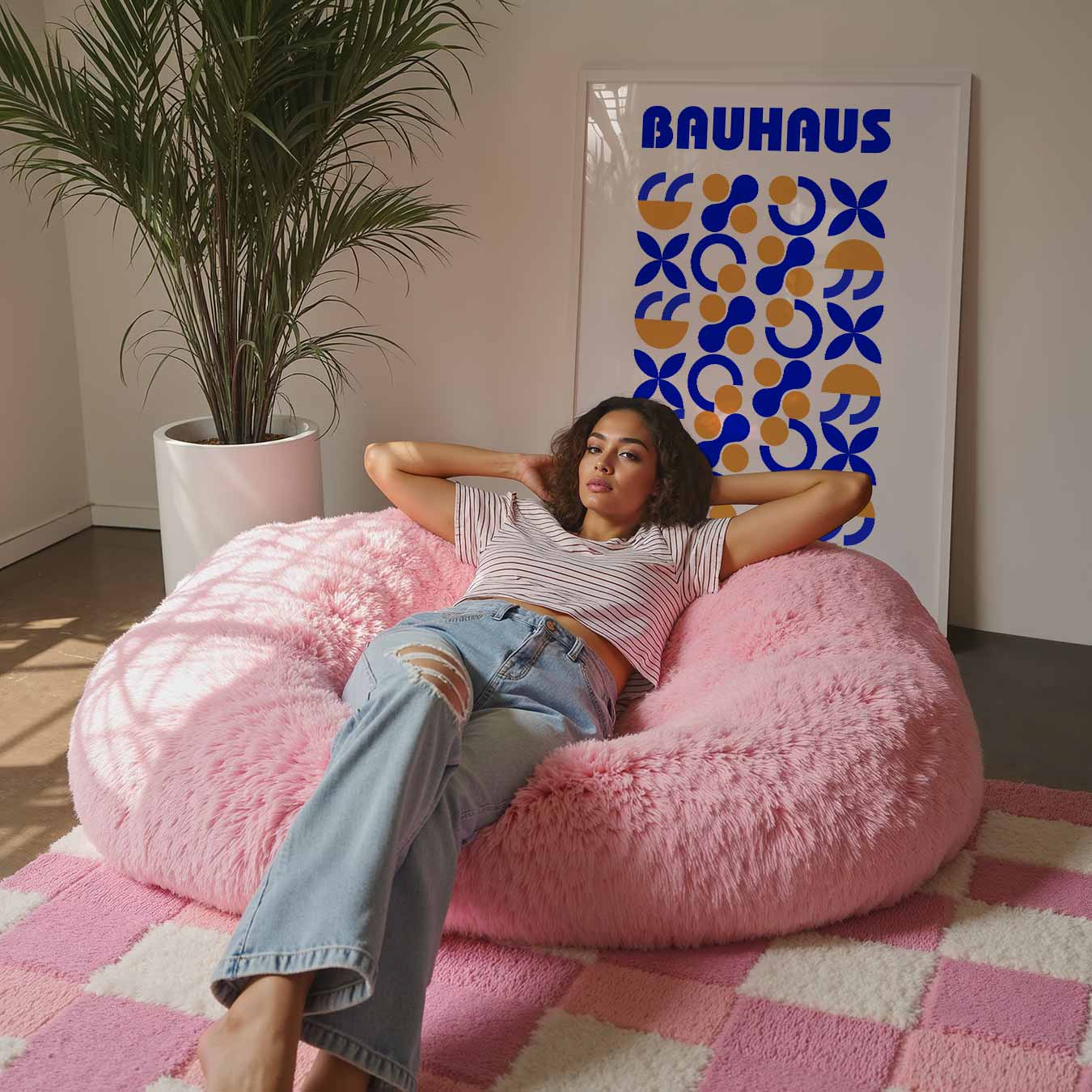 Retro Bauhaus Kunstposter