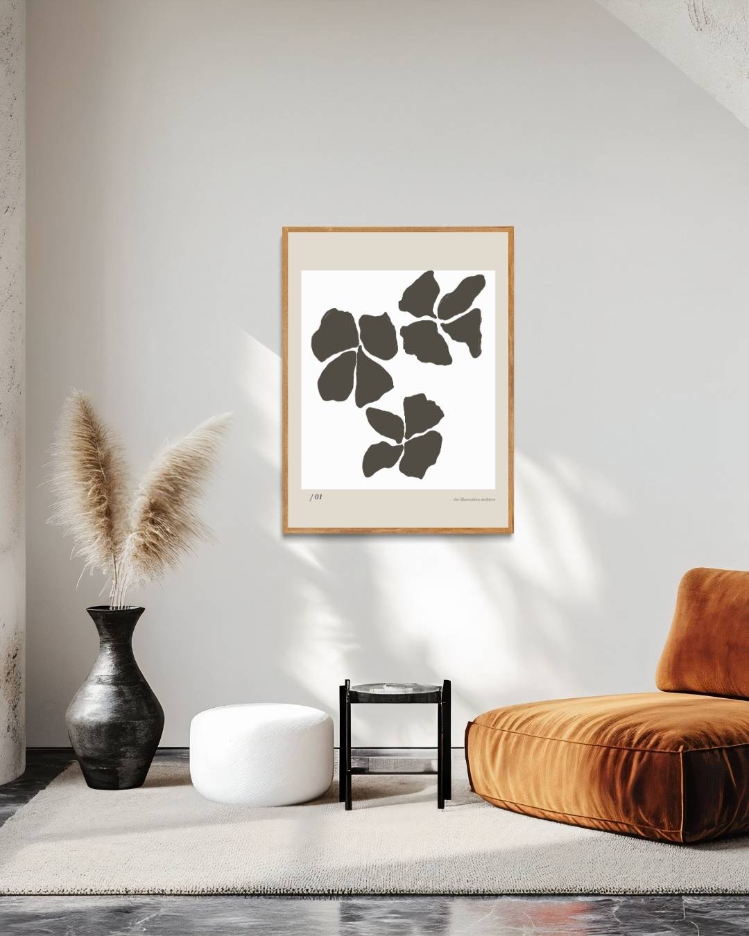 Diepe contrasten abstract Poster