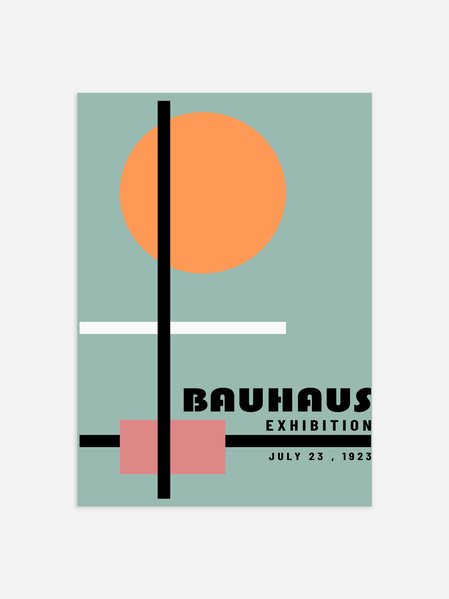 Bauhaus july 23 Poster