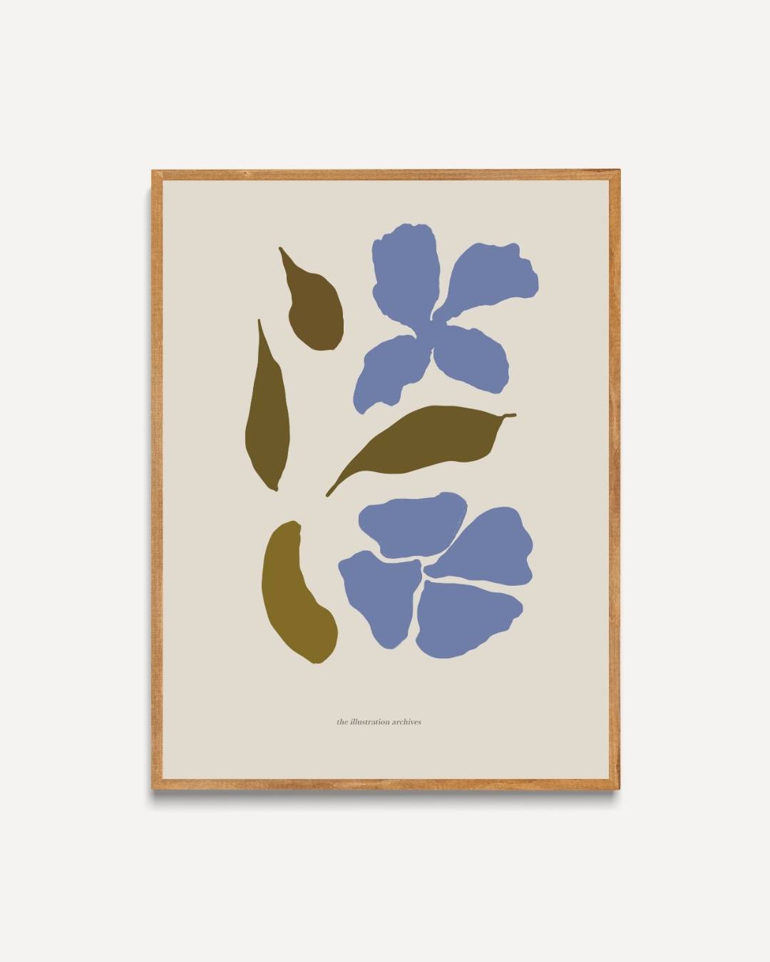 Geometrische natuurabstractie Poster