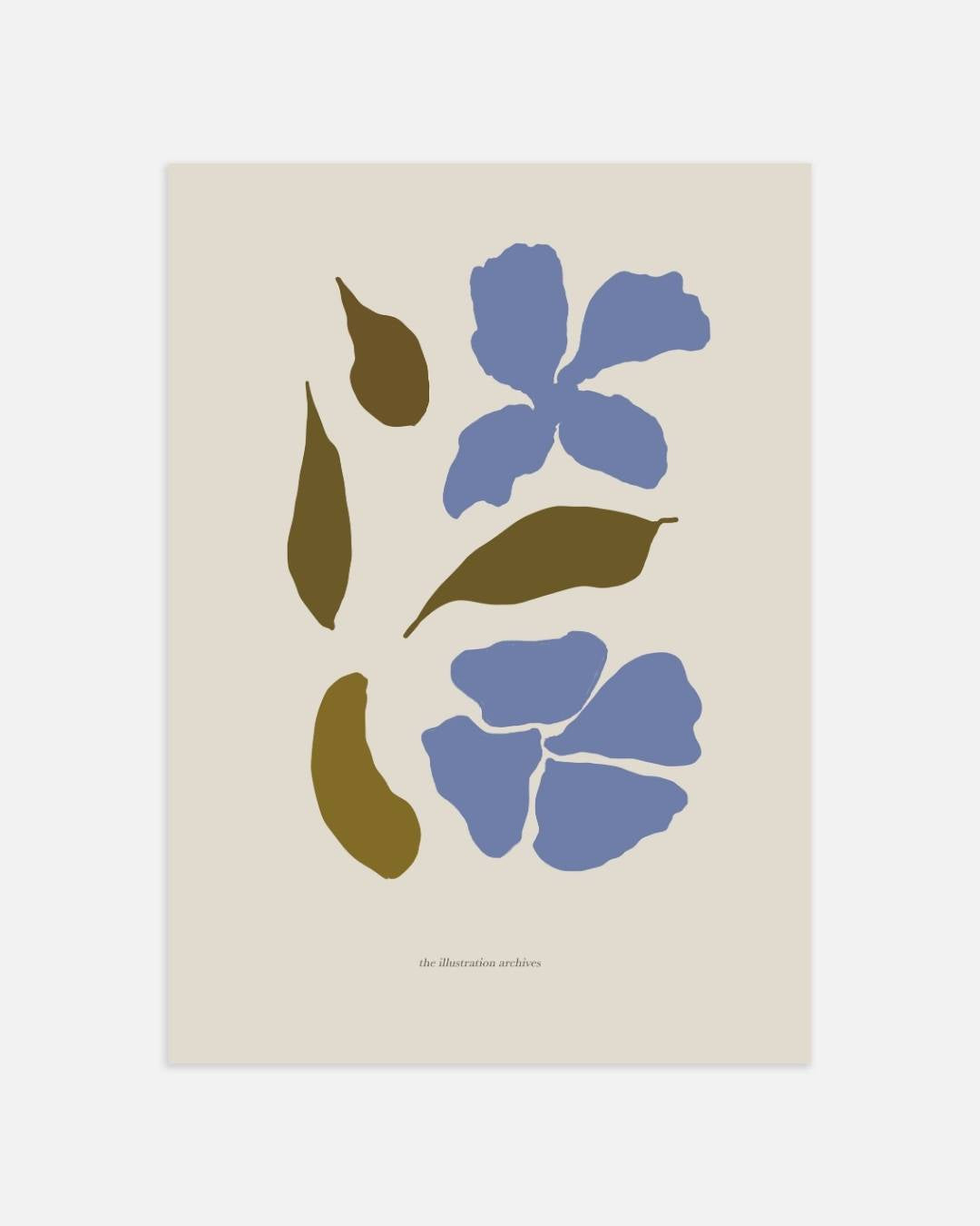 Geometrische natuurabstractie Poster