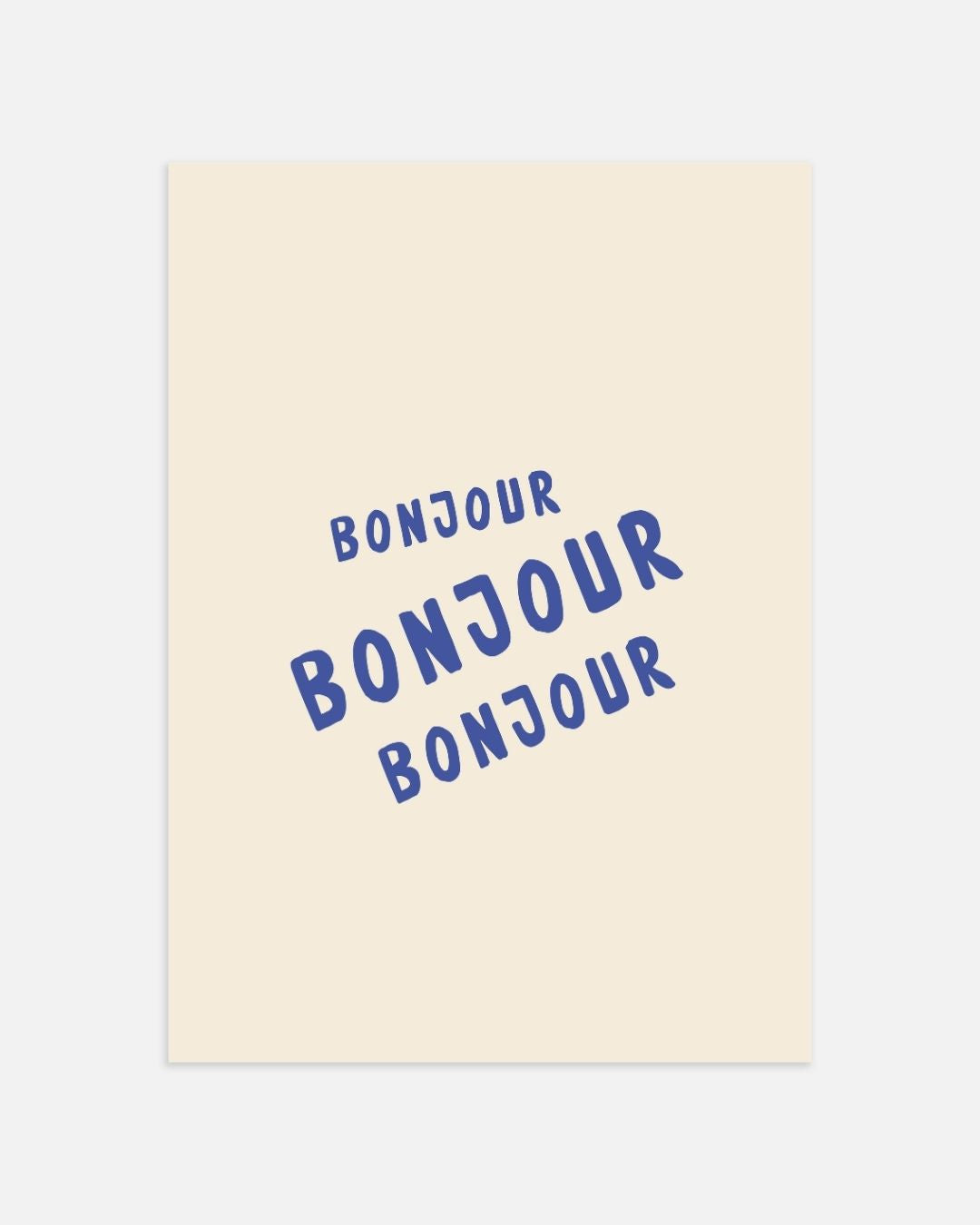Bonjour Poster