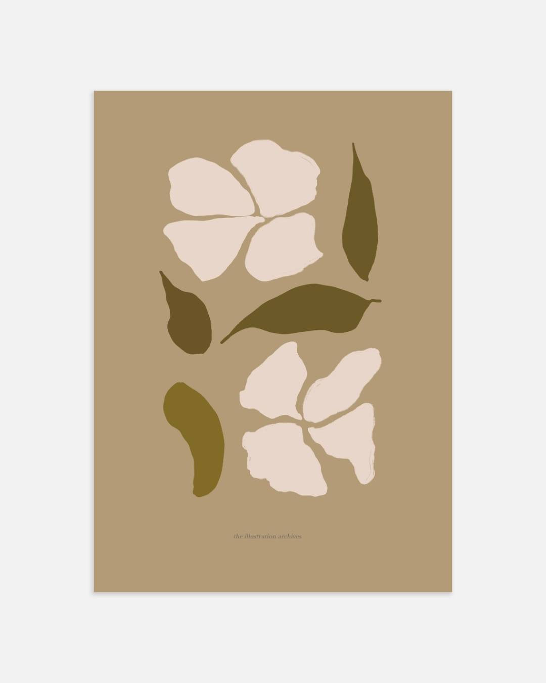 Jardin bohème blauwe accenten poster