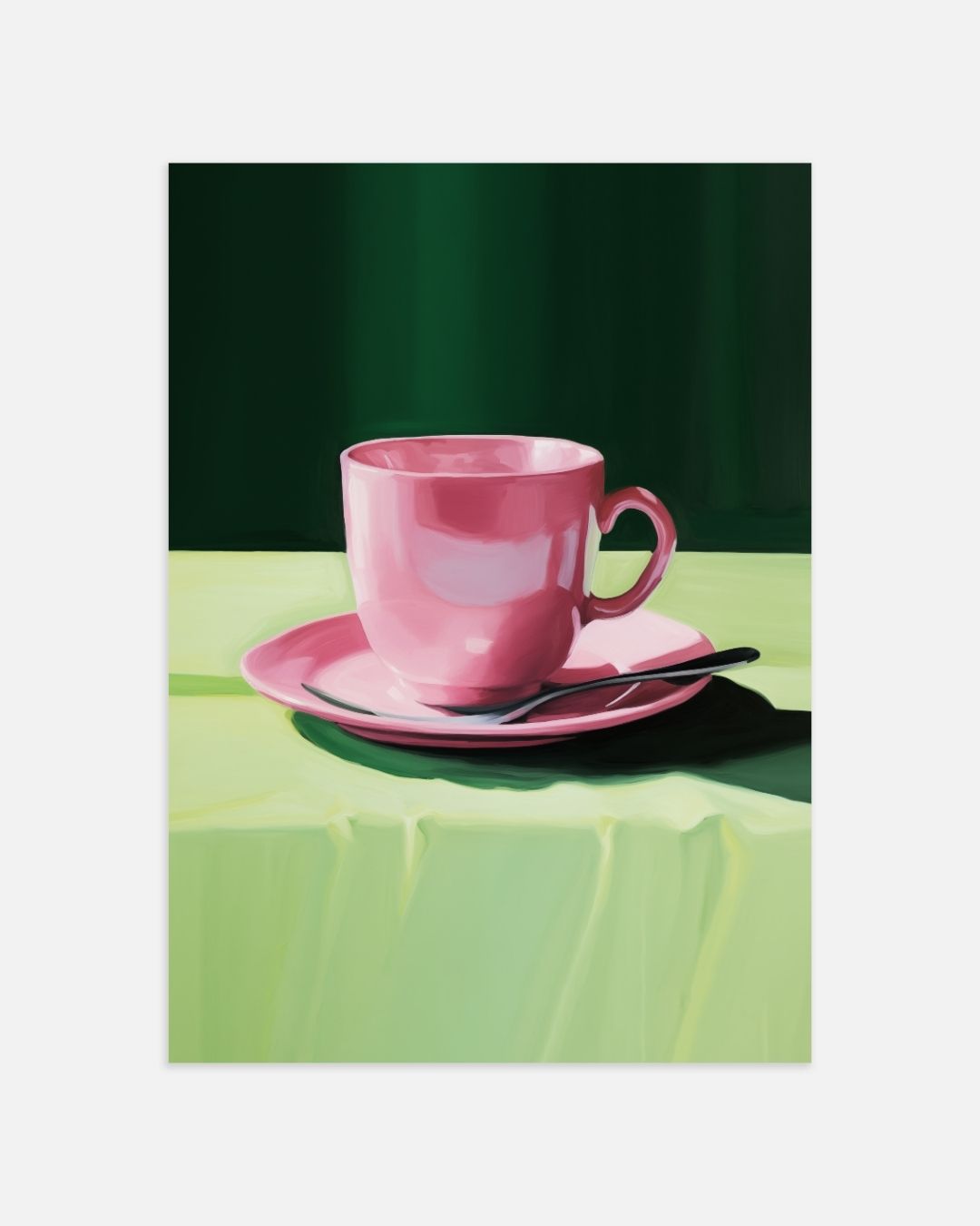 Pink Cup Poster