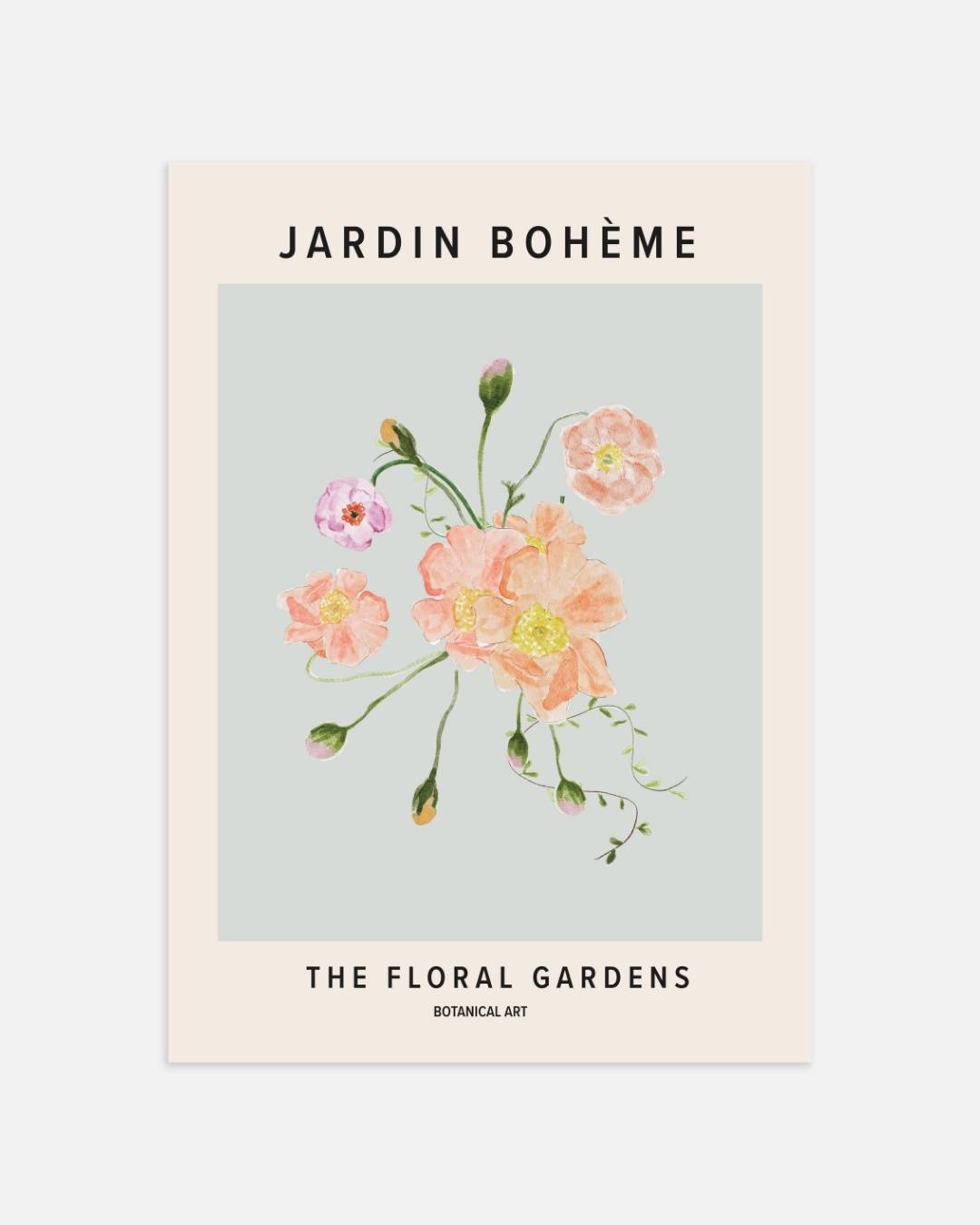 The floral gardens Poster