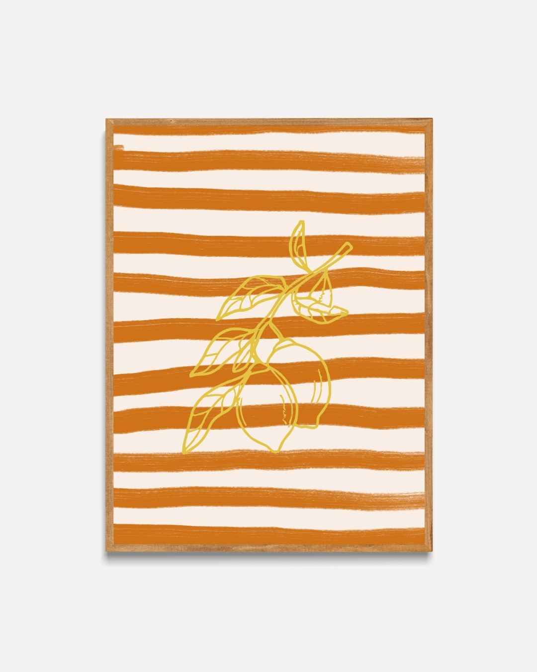 Citrus Stripes Poster