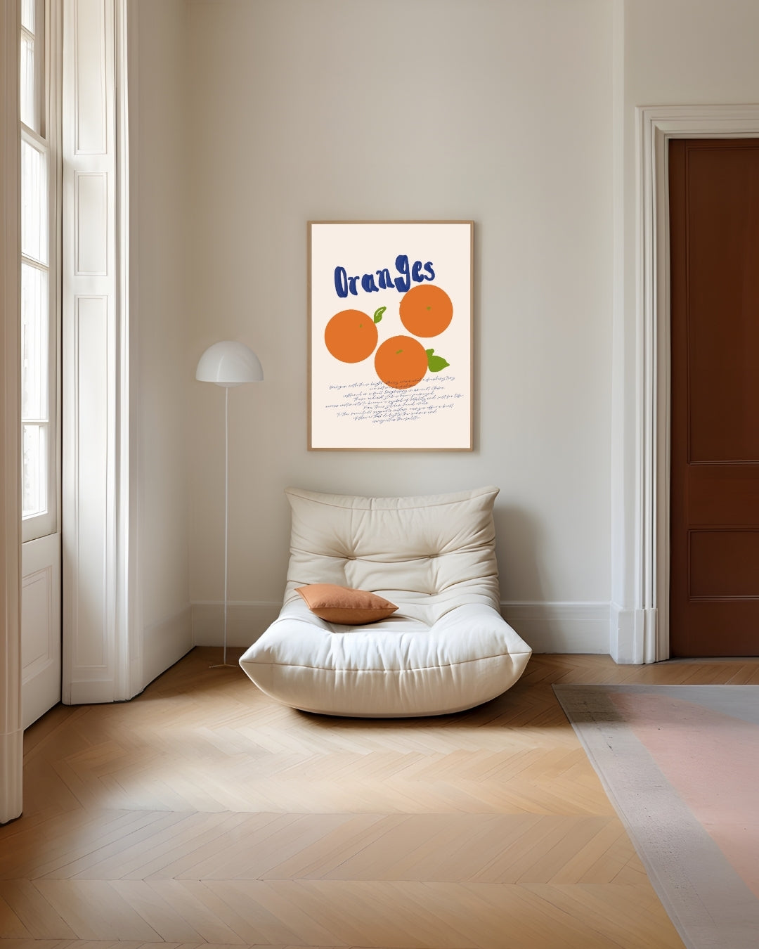 Vrolijke Sinaasappels Poster