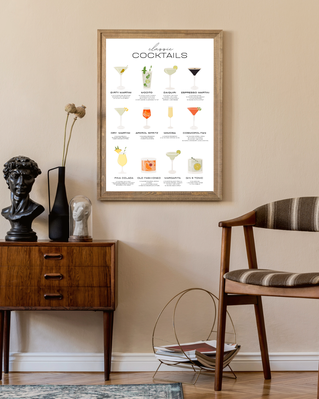 Classic cocktails Poster