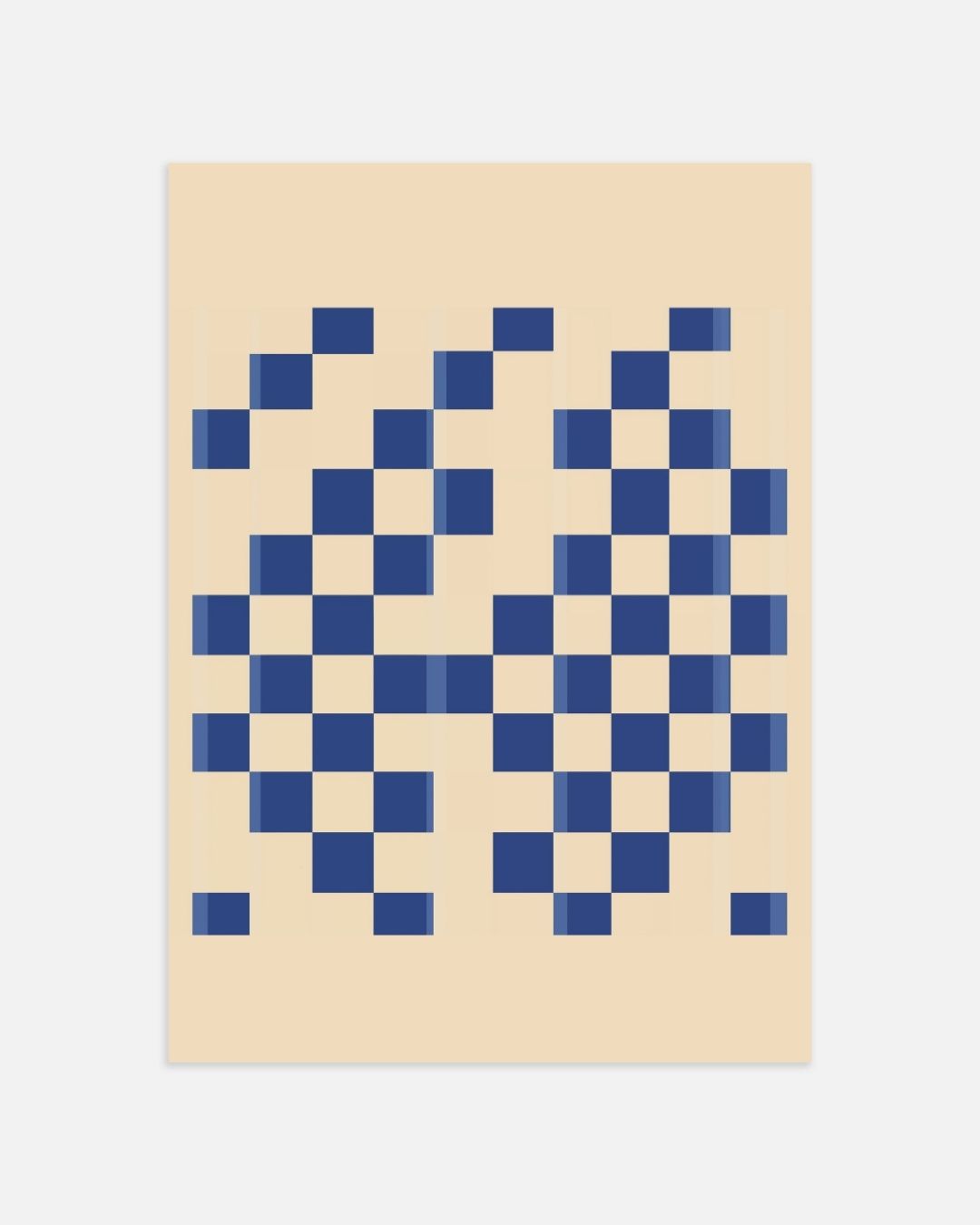 Checkered Rhythm Poster