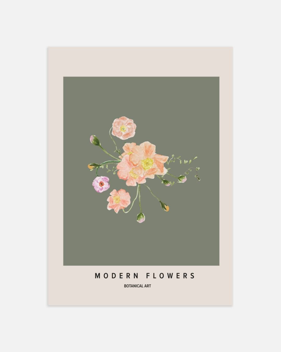Botanical bloom Poster