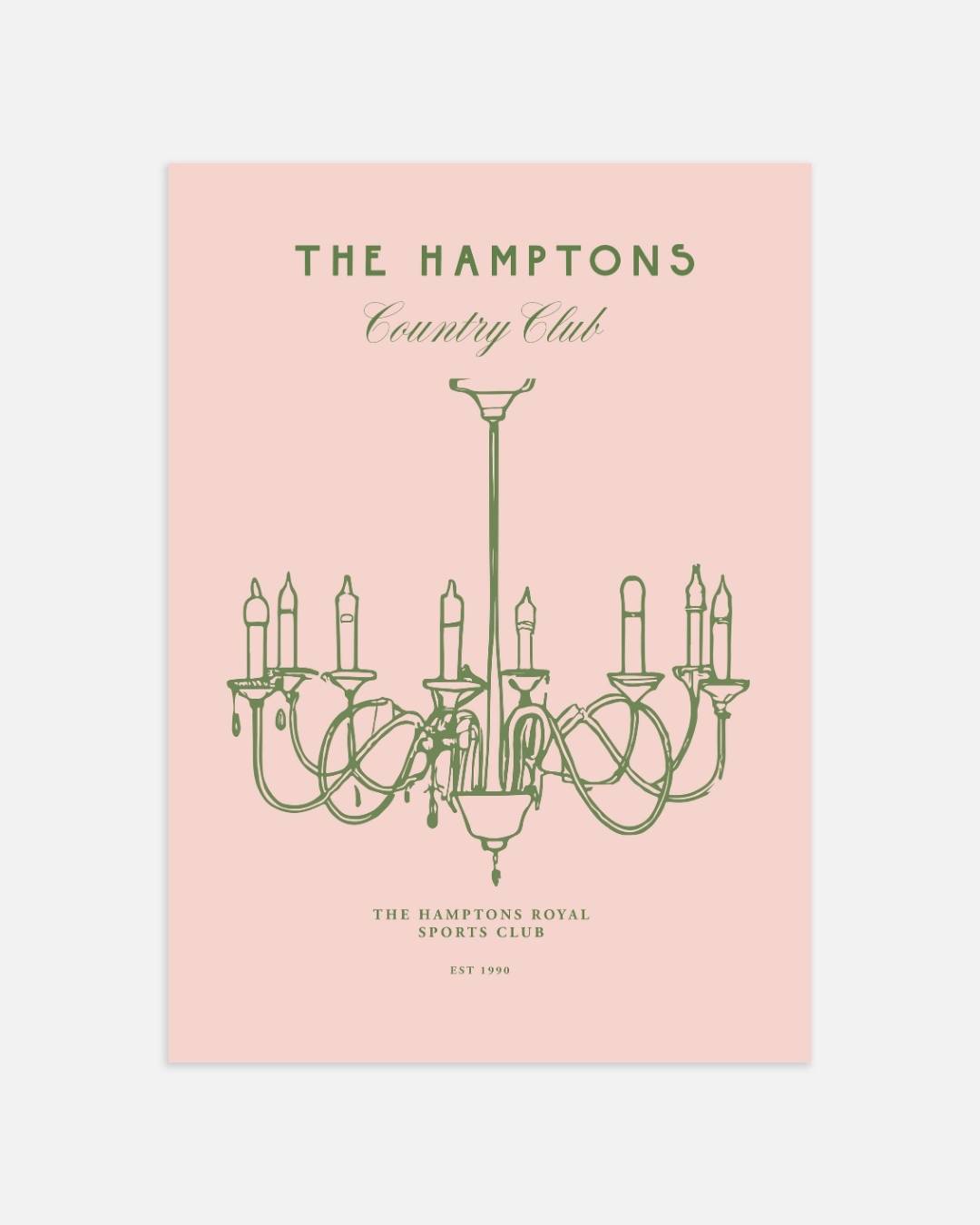 The Hamptons kroonluchter Poster