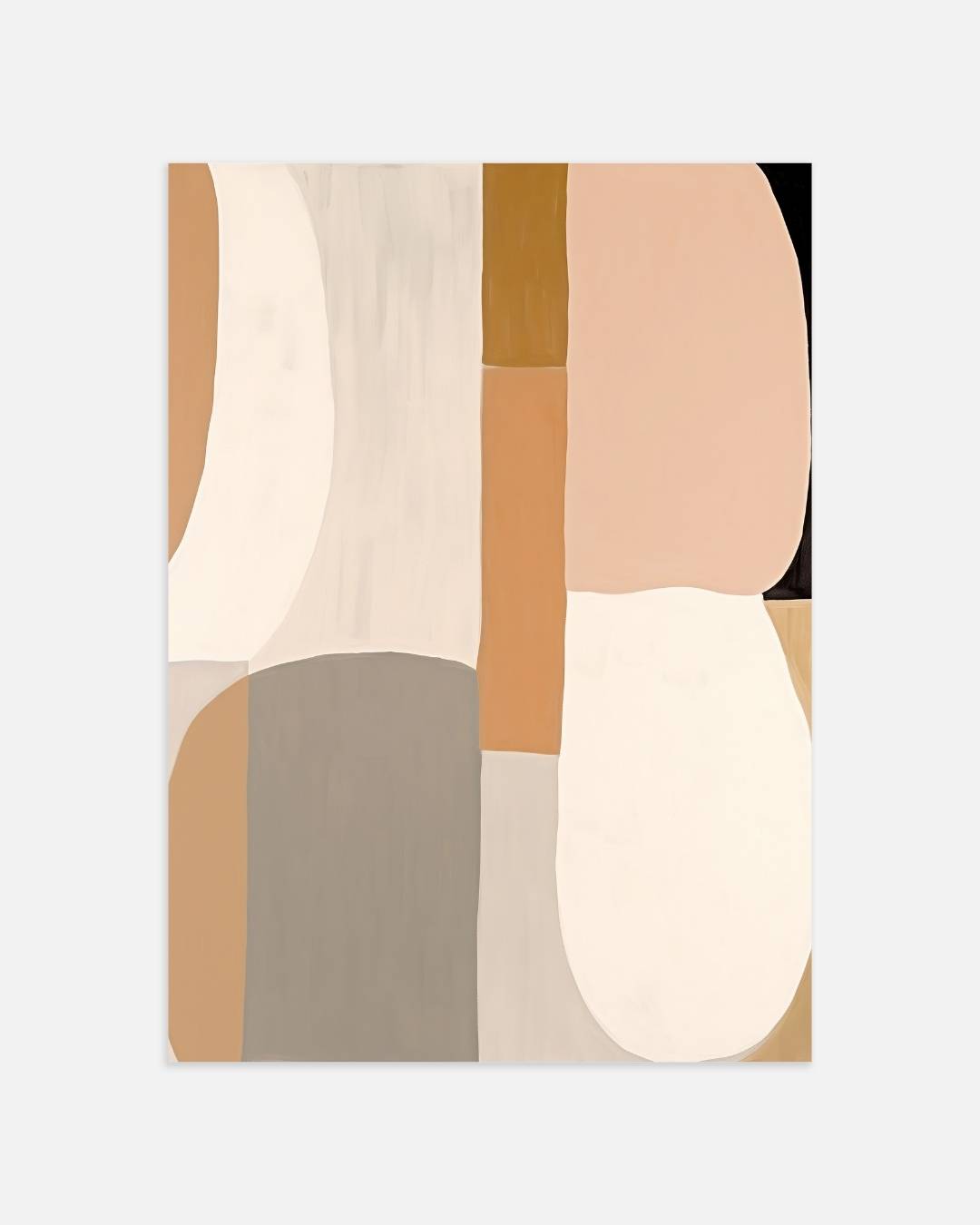 Abstracte aardetinten Poster