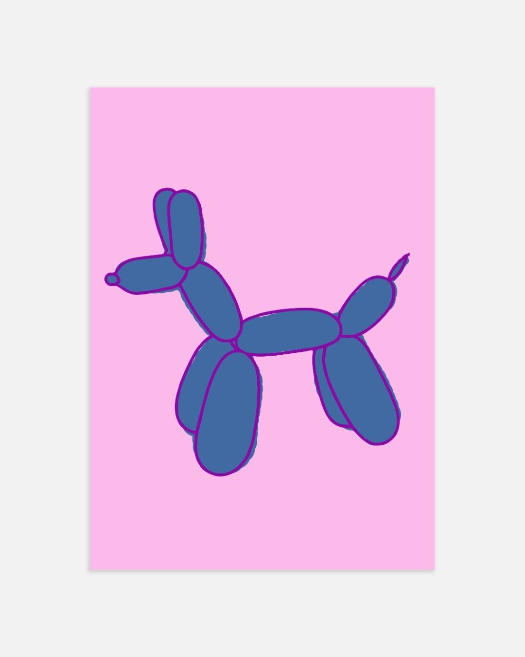 Balloon dog Poster