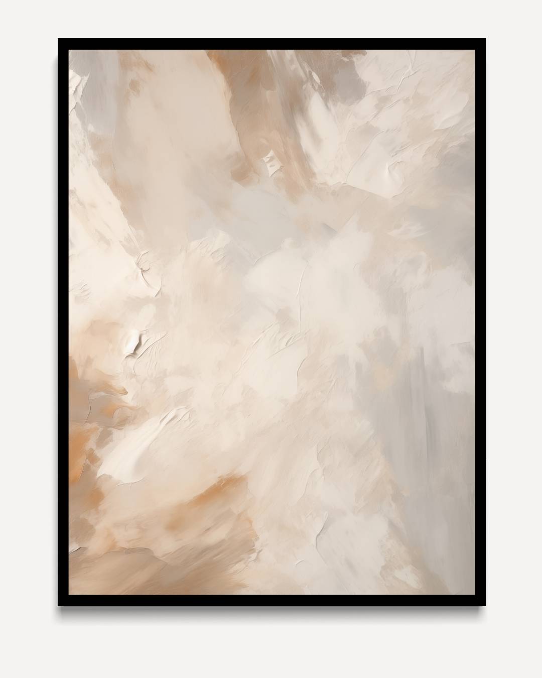 Earth tones in a flowing composition