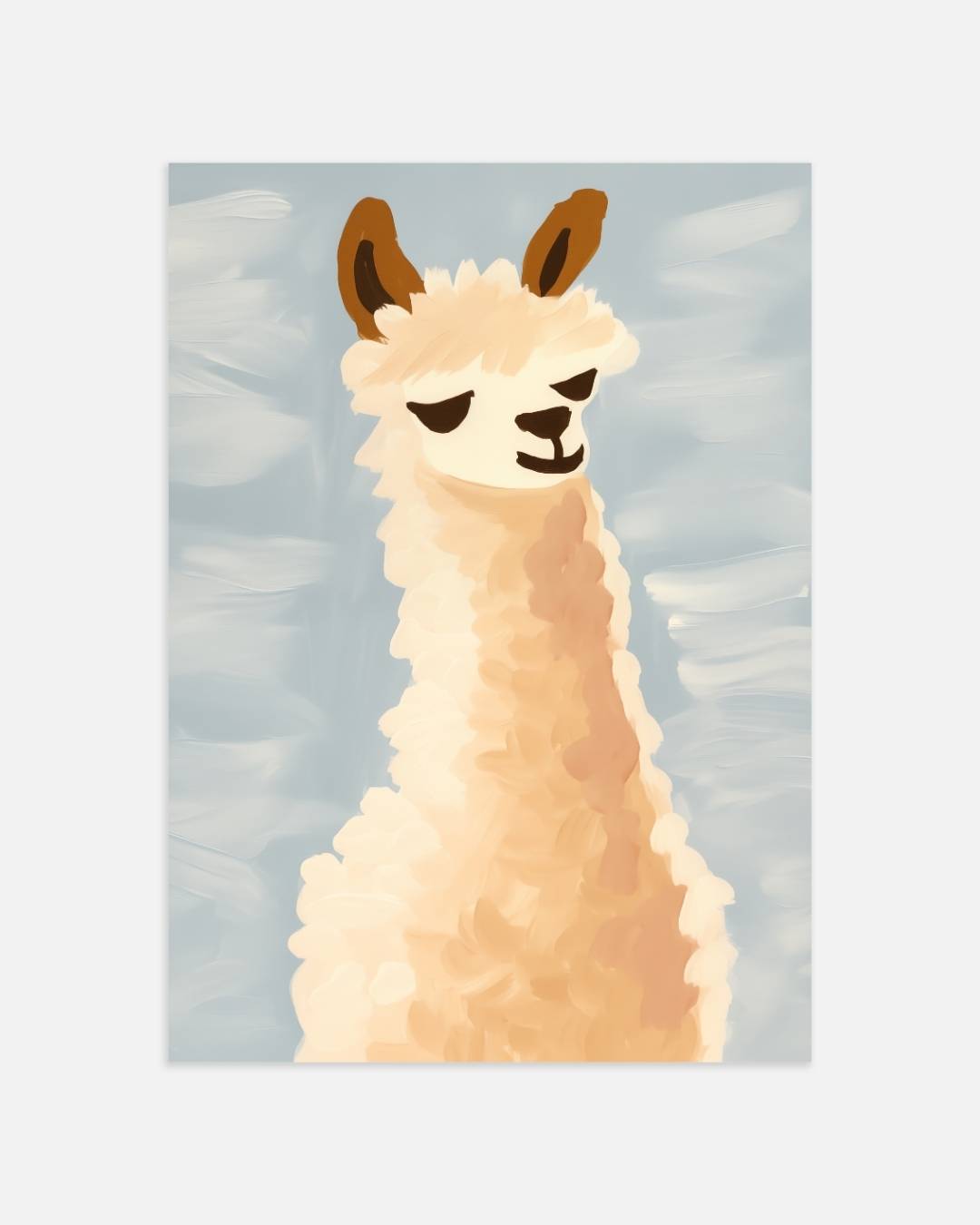 Lachende lama Poster