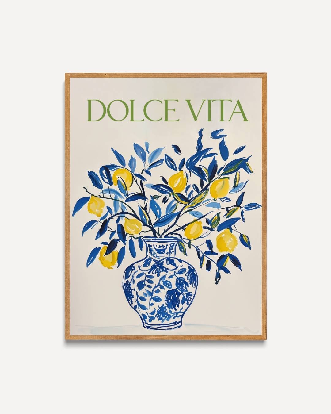 Dolce Vita citroenvaas Poster