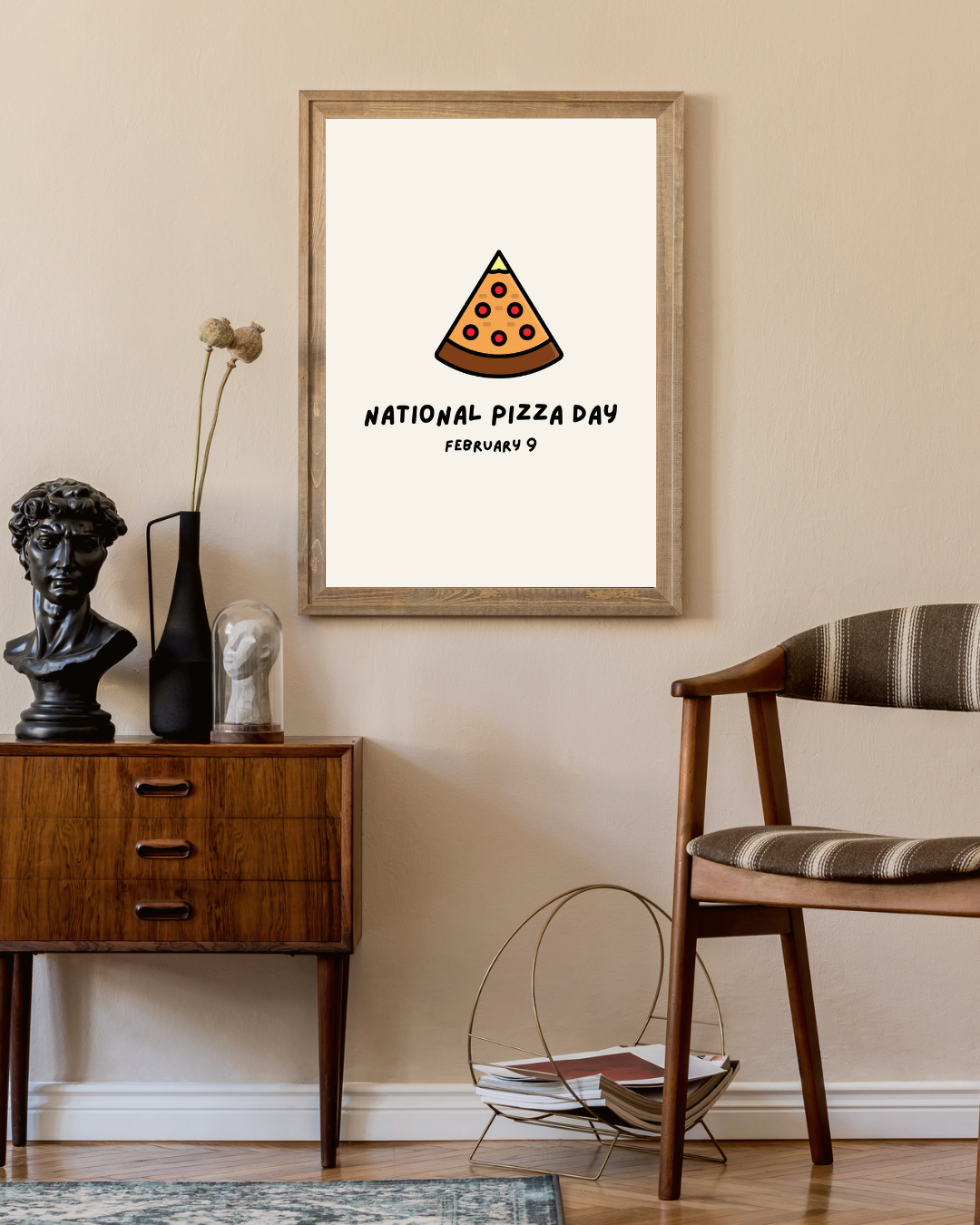Nationale pizza dag Poster