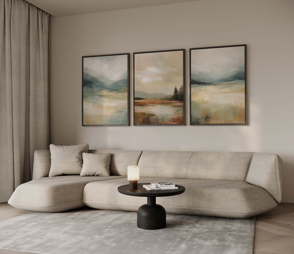 Serene landschappen Kunstwerk-canvas-dibond-plexiglas-wanddecoratie-WallArtistic