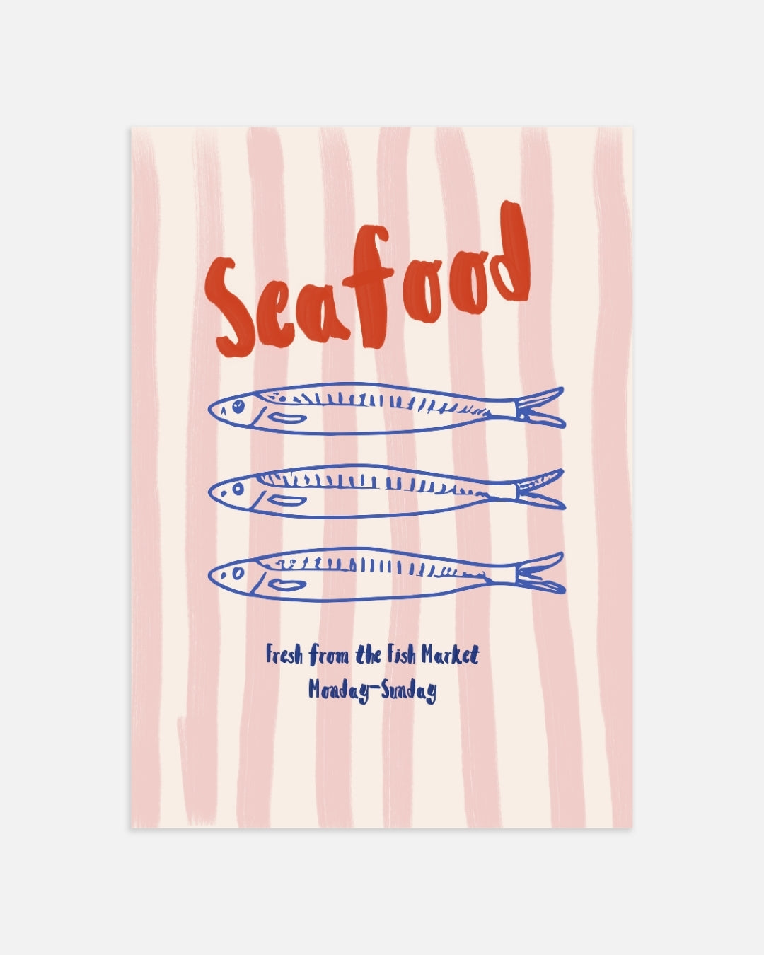 Seafood Markt Poster