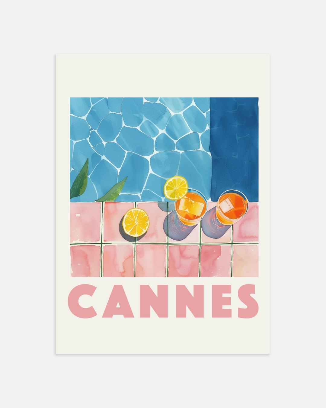Cannes Poolside Poster